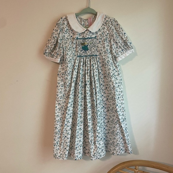Emily Lacey Smocked Fairy Floral Dress Size 4T - Picture 3 of 5